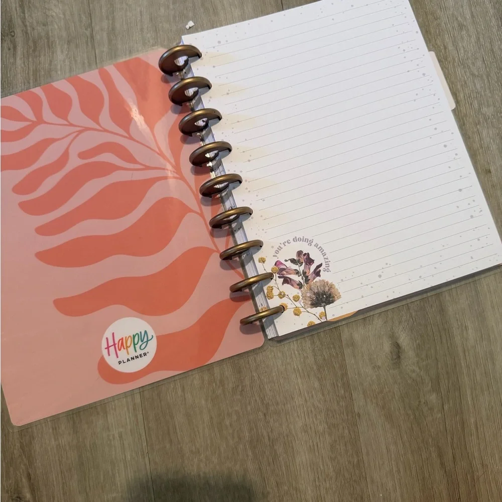The Happy Planner - Coral Abstract Design